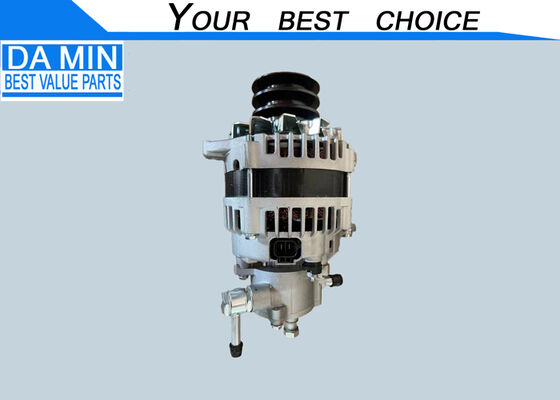 24V 80A Generatore 8973515741 Motore 4HF1 4HG1 4HJ1 Con pompa a vuoto 2 perni di chiusura Parti di corpo in alluminio